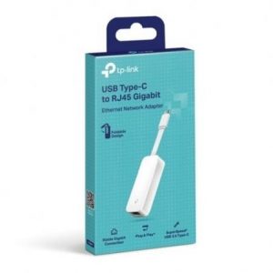 Adaptador usb tipo-c - rj45 gigabit ethernet tp-link ue300c/ 1000mbps