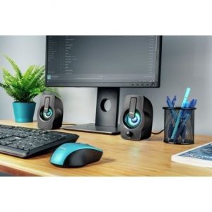 Altavoces trust gemi rgb/ 12w/ 2.0