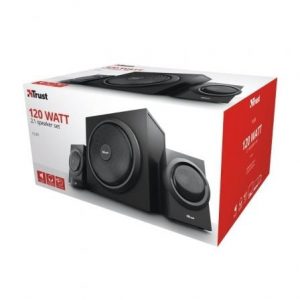 Altavoces trust yuri/ 120w/ 2.1