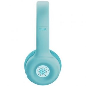Auriculares infantiles inalámbricos trust nouna kids/ con micrófono/ azules