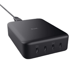 Cargador de portátiles gan trust maxo/ 4xusb tipo-c/ 240w