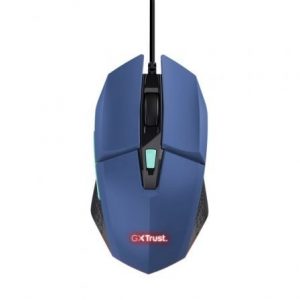 Ratón gaming trust gaming gxt 109 felox/ hasta 6400 dpi/ azul