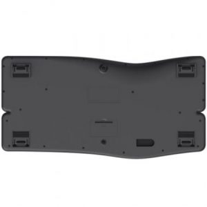 Teclado inalámbrico por bluetooth trust keyra multidispositivo ergonómico