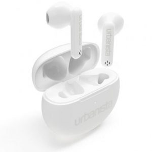 Auriculares bluetooth urbanista austin con estuche de carga/ autonomía 5h/ blancos