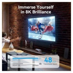 Adaptador hdmi 8k vention aivh0/ hdmi macho - hdmi hembra