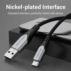Cable usb 2.0 vention cochd/ usb macho - microusb macho/ 480mbps/ 50cm/ negro