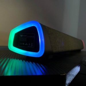 Barra de sonido rgb woxter big bass 320/ 20w/ 2.0
