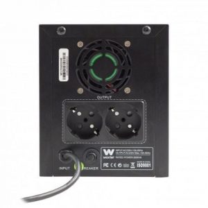 Sai línea interactiva woxter ups 650 va/ 650va-360w/ 2 salidas/ formato torre