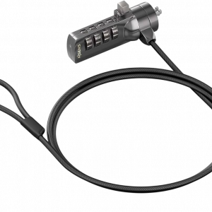 Cable de seguridad para portátiles aisens aslk-d40n03-bk/ 1.5m