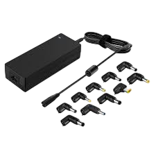 Cargador de portátil leotec/ 70w/ automático/ 10 conectores/ voltaje 15-20v