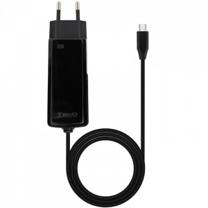 Cargador de portátil gan tooq tqlc-usbcgan100pd-c usb tipo-c/ 45w/ automático/ voltaje 5-20v