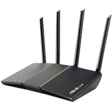 Router inalámbrico asus rt-ax57 go/ wifi 6/ 3000mbps/ 2.4ghz 5ghz/ 5 antenas/ wifi 802.11ax/ac/n/a/ - n/b/g
