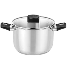 Olla elite inox m240220/ 20cm/ 4l/ acero inoxidable/ apta para inducción