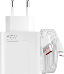 Cargador de pared xiaomi 67w hypercharge combo (type-a)/ 1xusb + cable usb tipo-c/ 67w