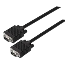 Cable svga aisens a113-0069/ vga macho - vga macho/ hasta 3w/ 10mbps/ 3m/ negro