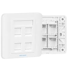 Placa de pared tipo 86 vention ifaw0/ 1 puerto rj45