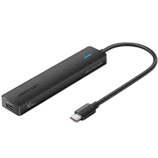 Hub usb tipo-c 3.2 vention chybb/ 2xusb tipo-c 3.2/ 2xusb 3.2/ 1xusb tipo-c/ 15cm