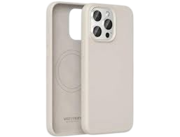 Funda silicona con magsafe vention kufm0-10/ compatible con iphone 15/ gris grava