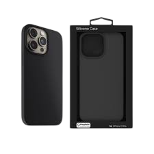 Funda silicona con magsafe vention kufb0-30/ compatible con iphone 15 pro/ negra
