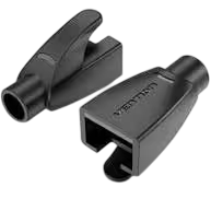Funda protectora rj45 vention iodb0-100/ 100 uds/ negra