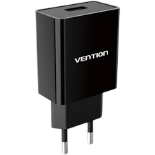 Cargador de pared vention wml-ch07-eu-b/ 1xusb/ 12w
