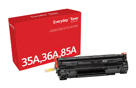 Tóner compatible xerox 006r03708 compatible con hp cb435a/cb436a/ce285a/crg-125/ 2000 páginas/ negro