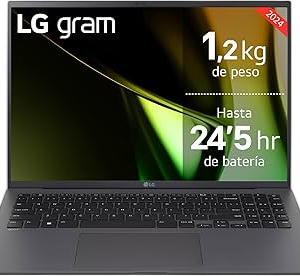 Portátil lg gram 17z90s-g.ad7bb intel core ultra 7-155h/ 32gb/ 2tb ssd/ 17"/ win11