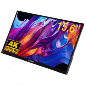 Monitor portátil táctil verbatim pmt-15-4k 15.6"/ 4k/ negro