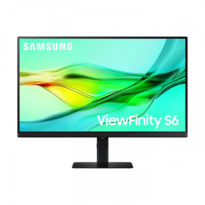 Monitor profesional samsung viewfinity s6 s27d600uau 27"/ qhd/ regulable en altura/ negro