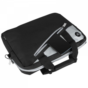 Maletín monray ginger para portátiles hasta 14"/ cinta para trolley/ negro