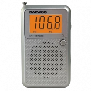 Radio portátil daewoo dw1008/ gris