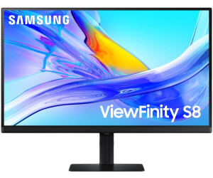 Monitor profesional samsung viewfinity s8 s27d800uau 27"/ 4k/ regulable en altura/ negro