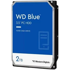 Disco duro western digital wd blue pc desktop 2tb/ 3.5"/ sata iii/ 256mb