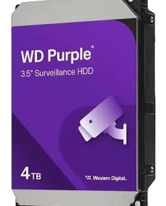 Disco duro western digital wd purple surveillance 4tb/ 3.5"/ sata iii/ 256mb