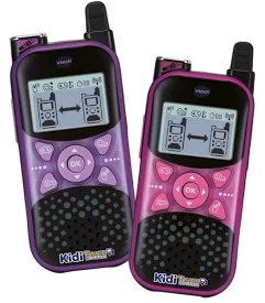 Walkie talkie vtech kiditalkie explorer/ rosa y purpura