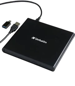 Grabadora externa cd/dvd verbatim slimline 98938