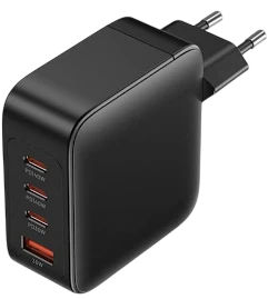 Cargador de pared universal gan vention fjgb0/ toma de corriente universal/ 3xusb tipo-c/ 1xusb/ 120w