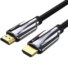 Cable hdmi 2.1 8k vention aalbi/ hdmi macho - hdmi macho/ 3m/ gris y negro