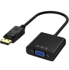 Conversor vention hbfbb/ displayport macho - vga hembra/ 15cm/ negro