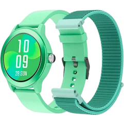 Smartwatch spc smartee duo vivo 9651r/ notificaciones/ frecuencia cardíaca/ verde menta/ incluye correa extra
