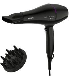 Secador philips drycare pro bhd272/ 2100w/ iónico/ negro y verde lago