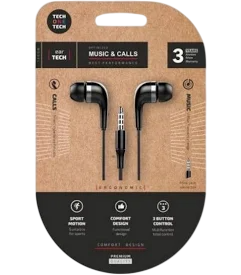 Auriculares intrauditivos myway mwhph0019/ con micrófono/ jack 3.5/ negros