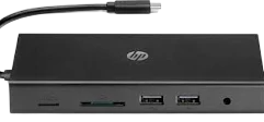 Docking usb tipo-c hp 6g843aa/ 3xusb tipo-c/ 1xusb tipo-c pd/ negro y azul