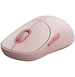 Ratón inalámbrico xiaomi wireless mouse 3/ hasta 1200 dpi/ rosa