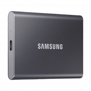 Disco externo ssd samsung portable t7 1tb/ usb 3.2/ gris